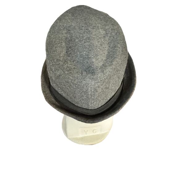Westend Fedora hat Grey Felt With black band Size XL - Picture 4 of 6